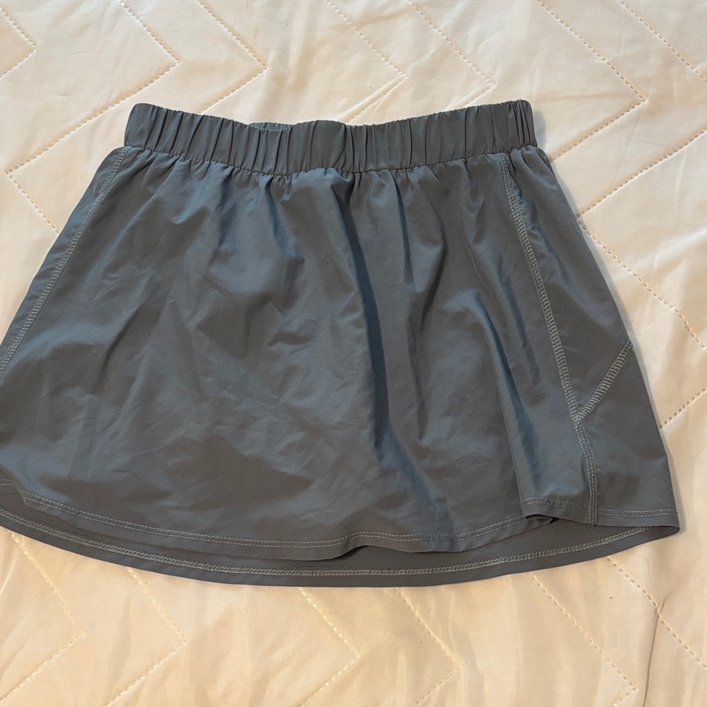 Greenish Grey Athletic Skirt
